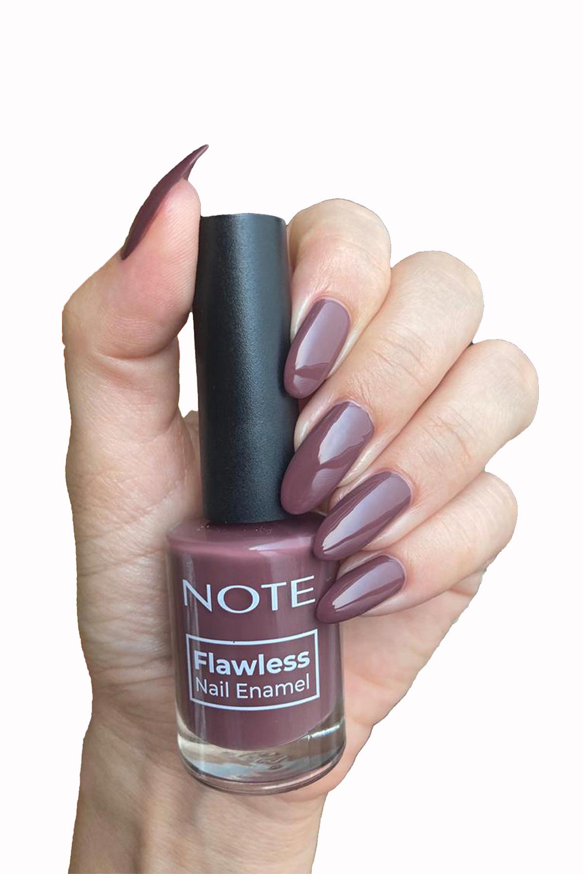 Note Flawless 83 Mor Parlak Oje