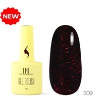 Tnl Classic Pembe - Siyah Parlak Kalıcı Simli Oje