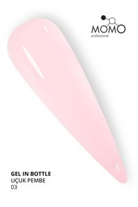 Momo Bottle 3 Pembe Parlak Kalıcı Oje