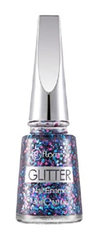 Flormar Glitter Nail Enamel GL09 Mavi Işıltılı Simli Oje