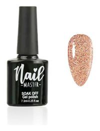 Nail Master M859 Sarı Işıltılı Kalıcı Simli Oje