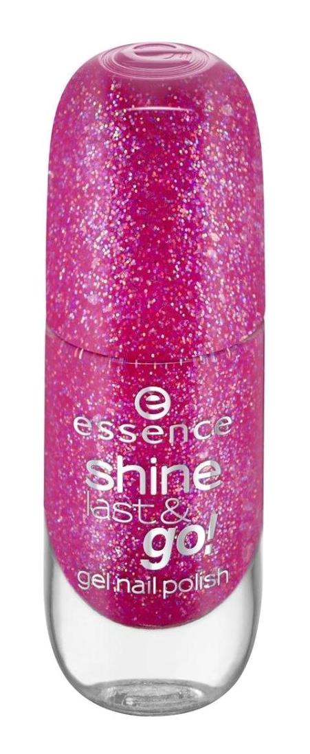 ESSENCE Shine Last & Go 07 Pembe Işıltılı Simli Oje