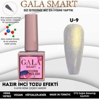 Gala Smart Unicorn U9 Gri Sedefli Kalıcı Simli Oje