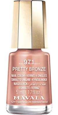 Mavala Pretty Bronze 971 Pembe Parlak Kalıcı Simli Oje