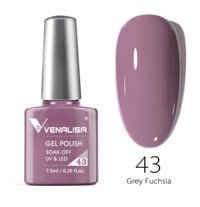 Venalisa Uv Led Grey Fuchsia 43 Mor Parlak Kalıcı Oje