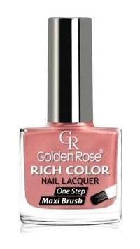 Golden Rose Rich Color Nail Lacquer 06 Pembe Parlak Simli Oje