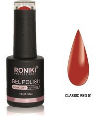 Roniki Classic 01 Kırmızı Parlak Kalıcı Oje