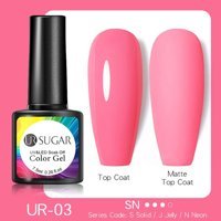 Born Pretty Ursugar UR-03 Pembe Parlak Kalıcı Oje