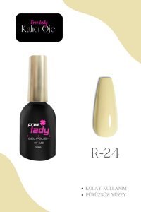 Freelady R-24 Sarı Parlak Kalıcı Oje