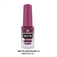 Gabrini Flat Brush 6 Pembe Mat Oje