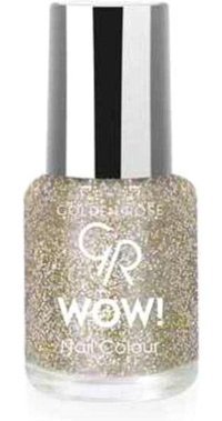 Golden Rose Wow! 206 Gri Işıltılı Simli Oje