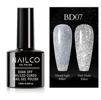 NailCo Disko Reflective NC079 Gri Işıltılı Kalıcı Simli Oje