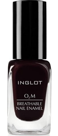 Inglot O2M Breathable Nail Enamel 691 Siyah Parlak Oje