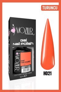 Moziur H021 Turuncu Parlak Kalıcı Oje