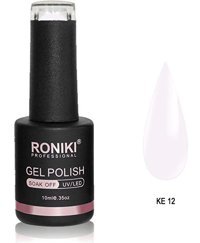 Roniki Transparent KE12 Kırmızı Parlak Kalıcı Oje