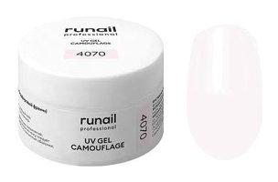 Runail Camouflage Uv 4070 Pembe Parlak Kalıcı Jel Oje