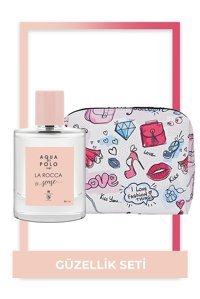 Aqua Di Polo 1987 La Rocca sense İkili Kadın Parfüm Seti EDP + Çanta