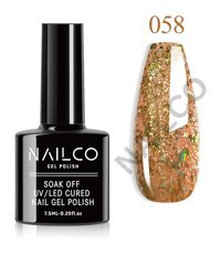 NailCo NC058 Çok Renkli Işıltılı Kalıcı Simli Oje