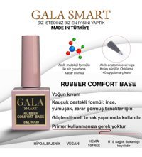 Tnl Rubber Comfort Base Şeffaf Parlak Kalıcı Oje