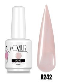 Moziur A242 Nude Parlak Kalıcı Oje