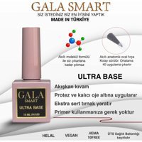 Gala Smart Ultra Base Pembe Parlak Kalıcı Oje