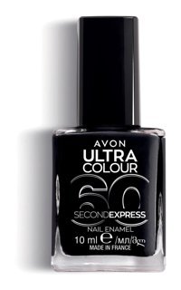 Avon Ultra Colour Power Black Siyah Parlak Oje