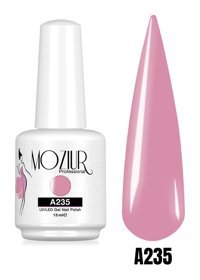 Moziur A235 Pembe Parlak Kalıcı Oje