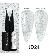 Venalisa Uv Led Gel Polish JD24 Gümüş Işıltılı Kalıcı Simli Oje
