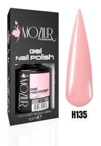 Moziur H135 Pembe Parlak Kalıcı Oje