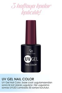 Golden Rose Uvgel 130 Mor Parlak Oje