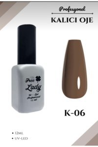 Freelady YK-06 Kahverengi Parlak Kalıcı Oje