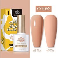 Born Pretty Silky White Serisi CG062 Pembe Mat Kalıcı Oje