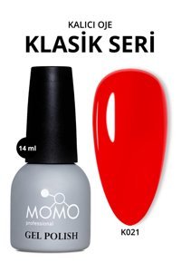 Momo K021 Kırmızı Parlak Kalıcı Oje