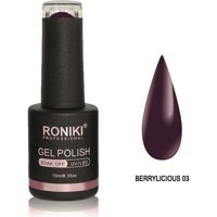 Roniki Berrylicious 03 Mor Parlak Kalıcı Oje