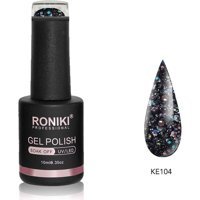 Roniki KE104 Çok Renkli Işıltılı Kalıcı Simli Oje