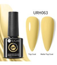 Ursugar Color Base URH063 Sarı Mat Kalıcı Oje