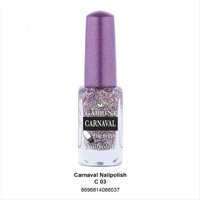 Gabrini Carnaval C3 Mor Işıltılı Simli Oje