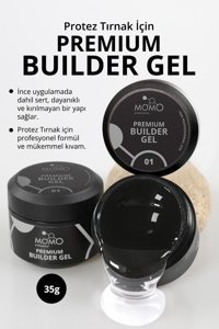 Momo Premium 01 Şeffaf Parlak Kalıcı Oje