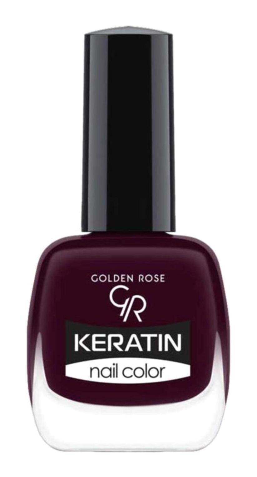 Golden Rose Keratin Nail Color 45 Mor Parlak Oje