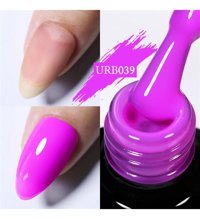 Ursugar Rubber Base URB039 Pembe Parlak Kalıcı Jel Oje