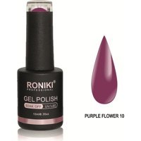 Roniki Flower 10 Mor Parlak Kalıcı Oje
