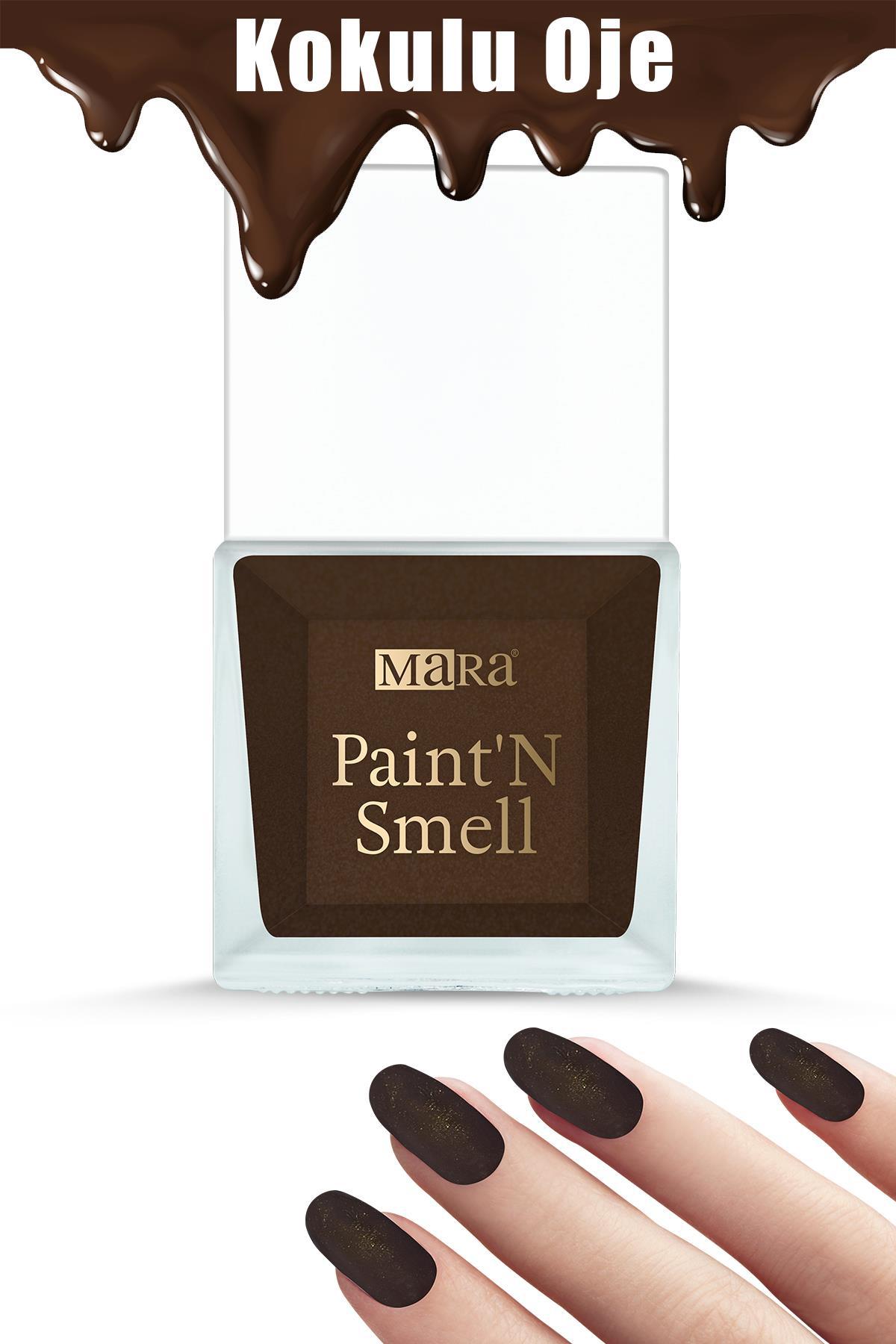 Mara Paint'N Smell Chocolate Kahverengi Mat Kalıcı Oje