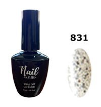 Nail Master 831 Beyaz Işıltılı Kalıcı Oje