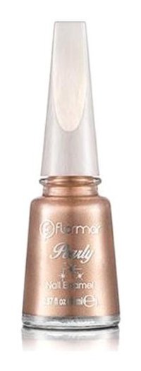 Flormar Pearly 387 Altın Sarısı Sedefli Simli Oje