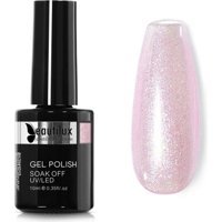 Beautilux Diamont Kristal ME-04 Pembe Işıltılı Kalıcı Simli Oje