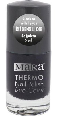 Mara Thermo Siyah Parlak Kalıcı Oje