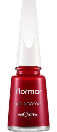 Flormar Nail Enamel 128 Kırmızı Parlak Jel Oje