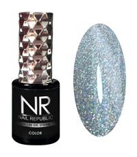 Nail Republic 417 Gri Işıltılı Kalıcı Simli Oje