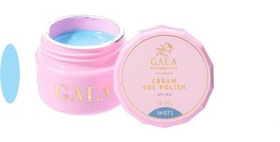 Gala Smart Professional Cream 71 Mavi Parlak Kalıcı Jel Oje