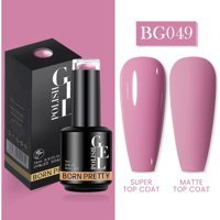 Born Pretty Pro New Series BG049 Pembe Mat Kalıcı Oje
